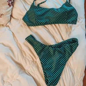 Polka dot bikini!